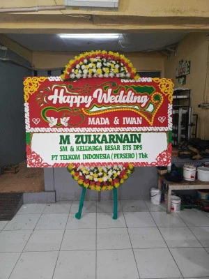 Papan Bunga di Kawasan Merak Cilegon