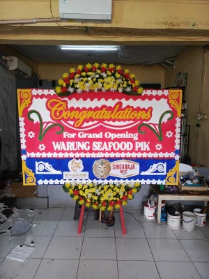 Papan Bunga di Kawasan Merak Cilegon